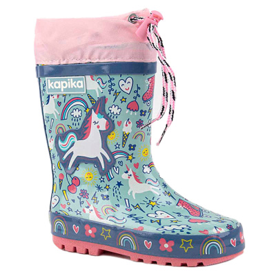 Сапоги резиновые для девочки Kapika 1417т-10 1